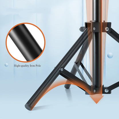 Adjustable Wig Stand Tripod 360 Rotation Aluminum Alloy Height Adjustable to 50 Inch Foldable Portable Mannequin Head Stand for Styling Cosmetology Hairdressing Training Home Salon