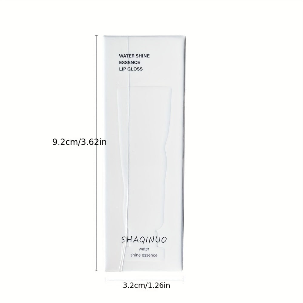 Five-Piece SHAQINUO Water-Shine Lip Gloss Set with Contoured Squeeze Tubes in Shades 01 through 05