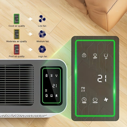 Air Purifier with HEPA Filter, 1095 Sq Ft Coverage, PM2.5 Display, Air Sensor, Auto Mode and Timer