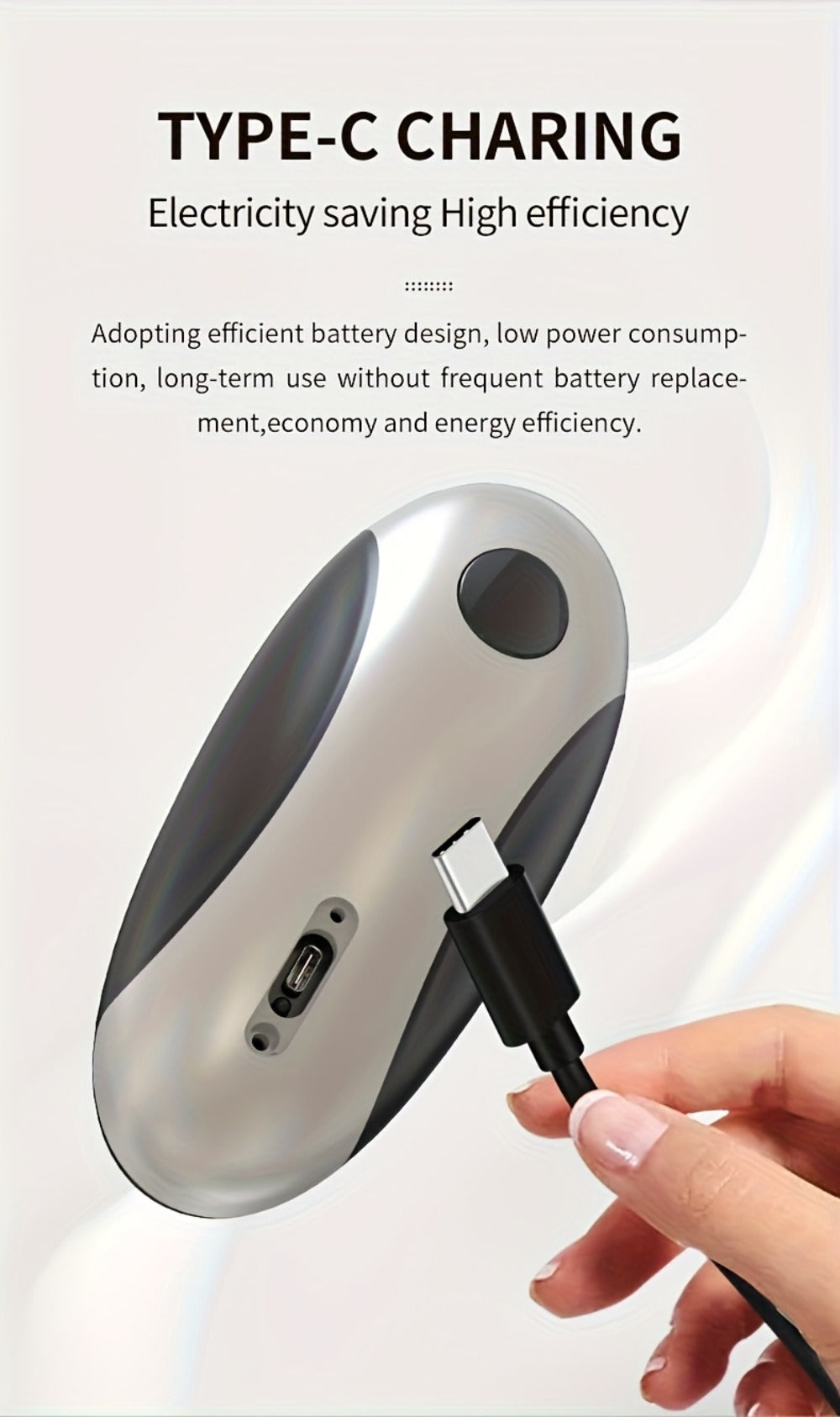 Cliton One-Touch Electric Can Opener with USB-C Rechargeable Power and Four Color Selections
