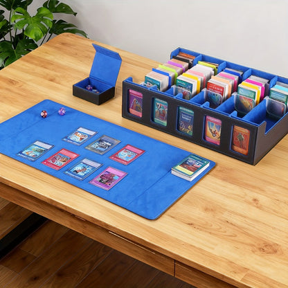 Front-Window Five-Row Collector Card Organizer with 24 Color Dividers, Five Clear Holders and Five Color Choices