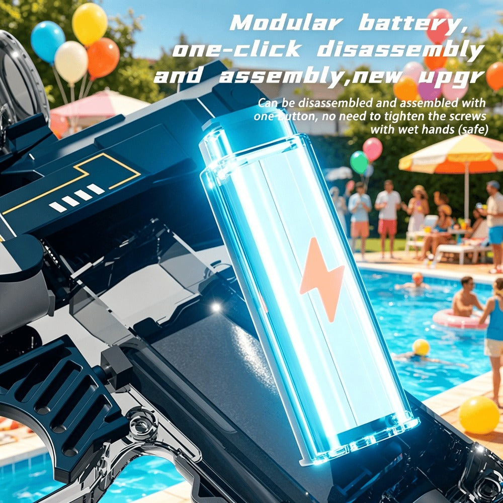 2-Piece Light-Up Automatic Water Spray Toy Set with LED Effects, Sound and Three Color-Pair Options