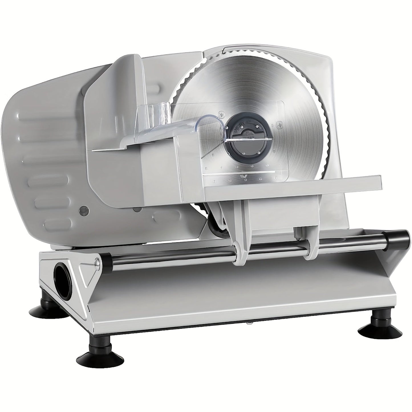 Electric Meat Slicer for Home, 6.7" Stainless Steel Blade, 150W Deli Food Slicer with Adjustable 0-15mm Thickness for Cold Cuts, Cheese, Bread & Vegetables, Easy to Clean
