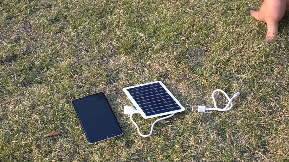 Solar Panel Phone Charger USB – Flexible Photovoltaic Outdoor Charging Panel with USB Cable, Portable Solar Power Generator for Camping, RV, Hiking & Emergency Device Charging (2W / 10W)