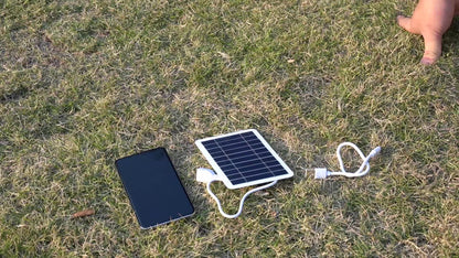 Solar Panel Phone Charger USB – Flexible Photovoltaic Outdoor Charging Panel with USB Cable, Portable Solar Power Generator for Camping, RV, Hiking & Emergency Device Charging (2W / 10W)