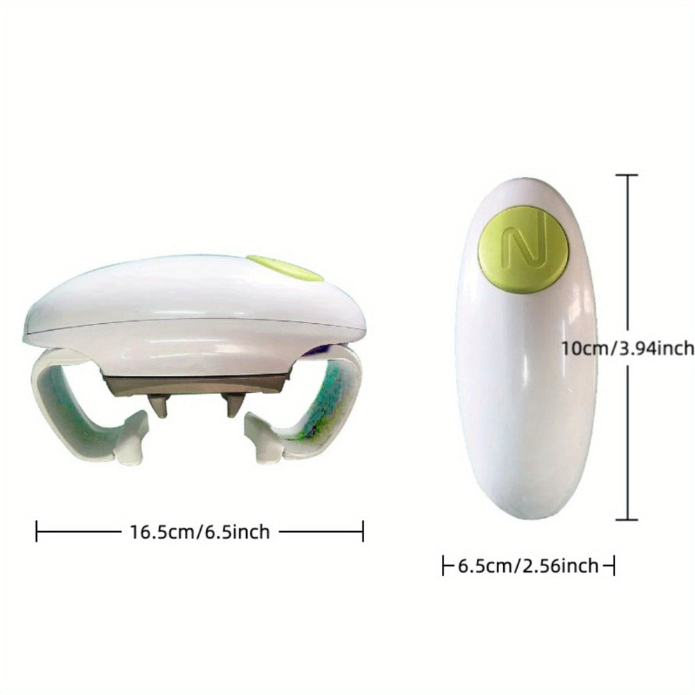 Electric Jar Opener & Bottle Opener – One-Touch Automatic Lid Opener for Arthritic Hands, Seniors & Weak Grip, Battery Operated, Heavy Duty