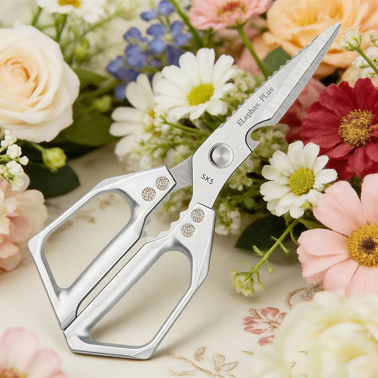 Garden Scissors Minimalist Design for Home & Garden, Practical Pruning Scissors & Household Cutting Shears for Plant Trimming, Flower Cutting & Everyday Garden Use