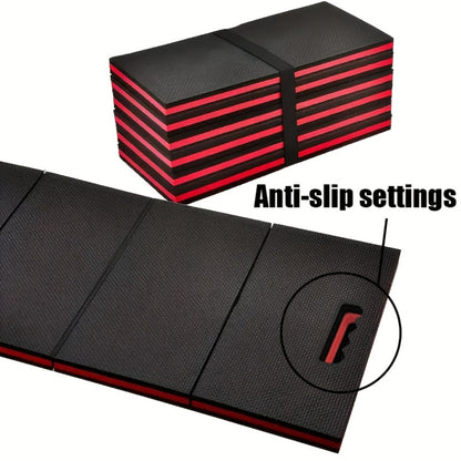 EVA Kneeling Pad Car Repair Work Mat – Foldable Waterproof Thermal Insulation Pad for Mechanic, Camping & Hiking, Lightweight Ergonomic Design, Single or 2-Pack