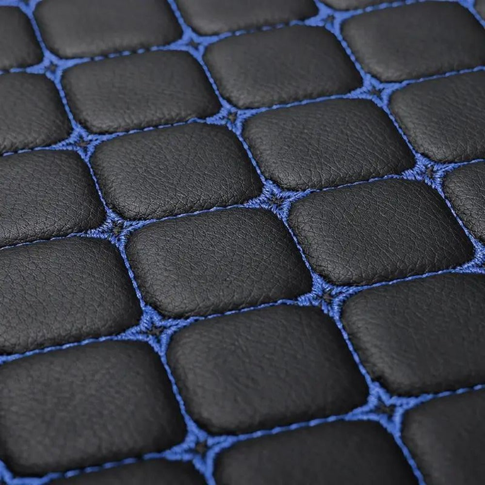Car Seat Cover Rear Bench Protector with Source-Listed Water-Resistant Surface in Black or Red