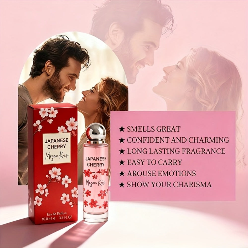 100ml/3.38oz Women's Perfume Spray for Hair & 1Body - Cherry Blossom Eau de Toilette, Long-Lasting Floral Scent with Fragrance, Daily Wear Perfume Suitable for Special Occasions & Gifts