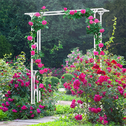 Wedding Arch Metal Garden Arbor Pergola Rose Trellis Backdrop Stand