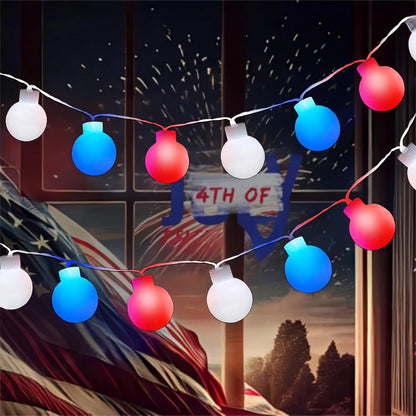 Crystal Ball String Lights 100 LED 39ft, Solar Bubble Ball Fairy Lights with 8 Lighting Modes — Outdoor Waterproof Decor for Christmas, Halloween, July 4th & Patio | Multi-Color Options