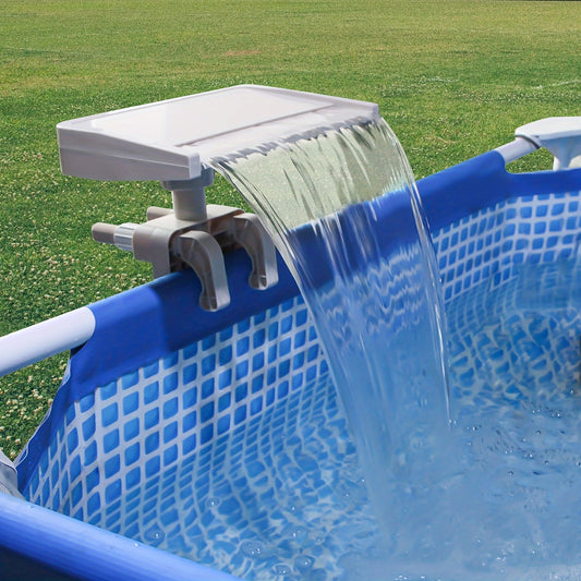 Pool Waterfall | Above Ground Pool Cascade Fountain Attachment Outdoor