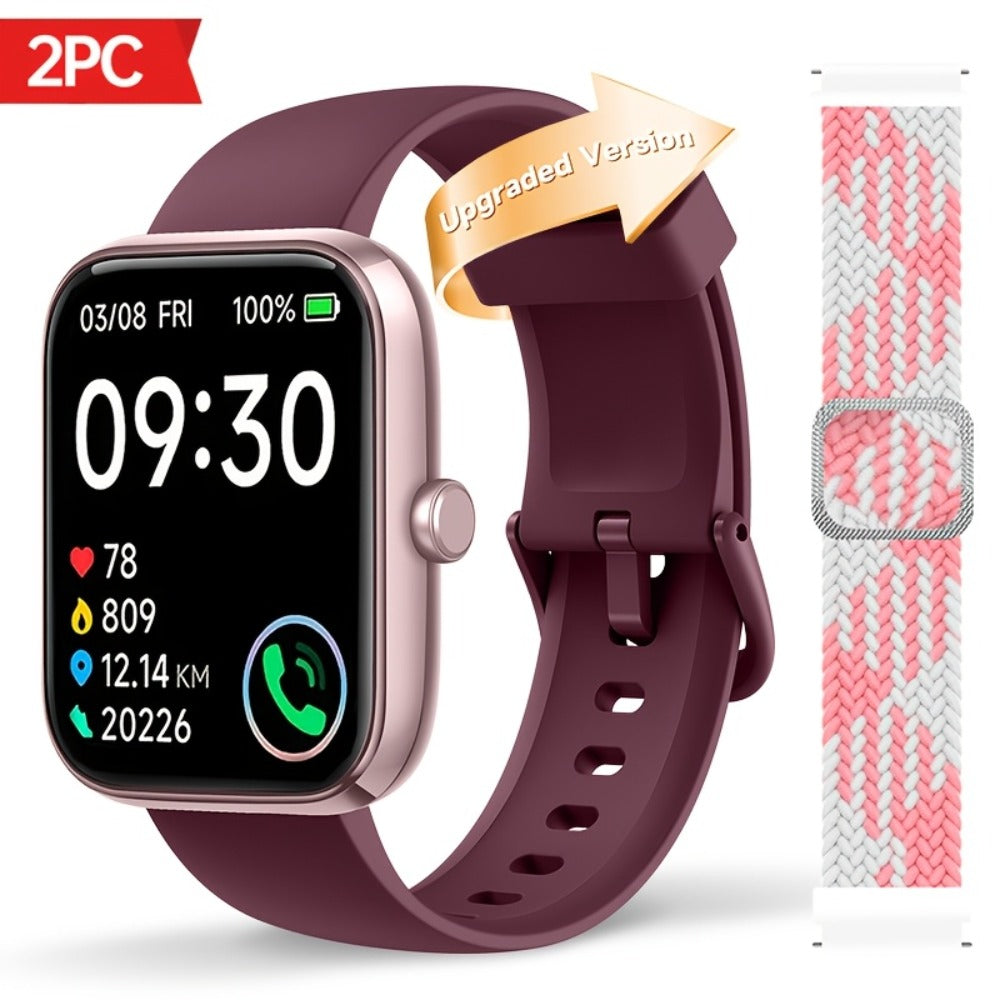 Smartwatch – with Alexa Built-in FAWEIO 1.95" Large Display, Wireless Calling, 100+ Sport Modes, Pedometer Heart Rate Sleep Blood…