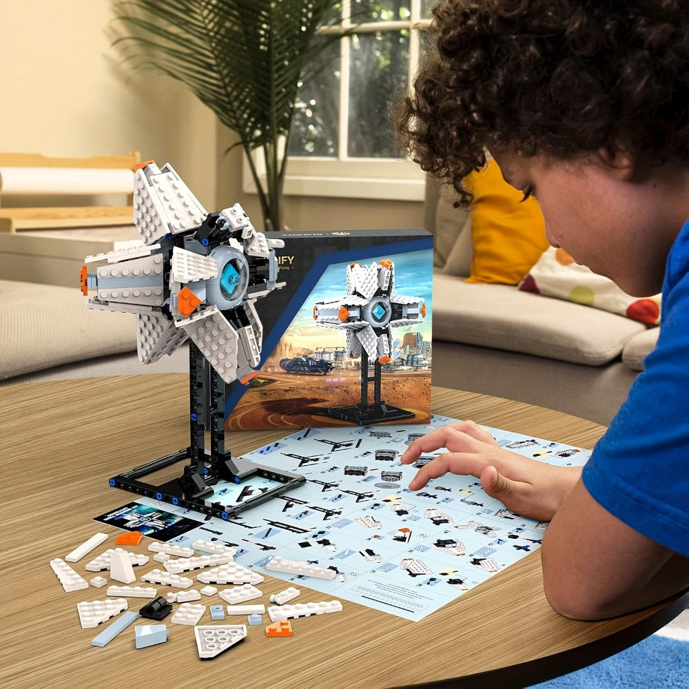 Game-Inspired Shell Building Block Model Set 378pcs LA0137 – Collectible Brick Kit with Display Stand, Adjustable ABS Plastic, Lightfall Compatible, Birthday Christmas Gift for Teens Adults Gamers