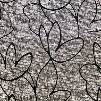 Sofa Cover Gray Printed Skirt Slipcover with Elastic Stretch Fit for 1, 2, 3 or 4-Seater Sofas