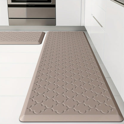 Kitchen Mat Set, 2-Piece Cushioned Standing Mats in Four Colors with 17.3x29 and 17.3x47 or 17.3x59-Inch Pairings