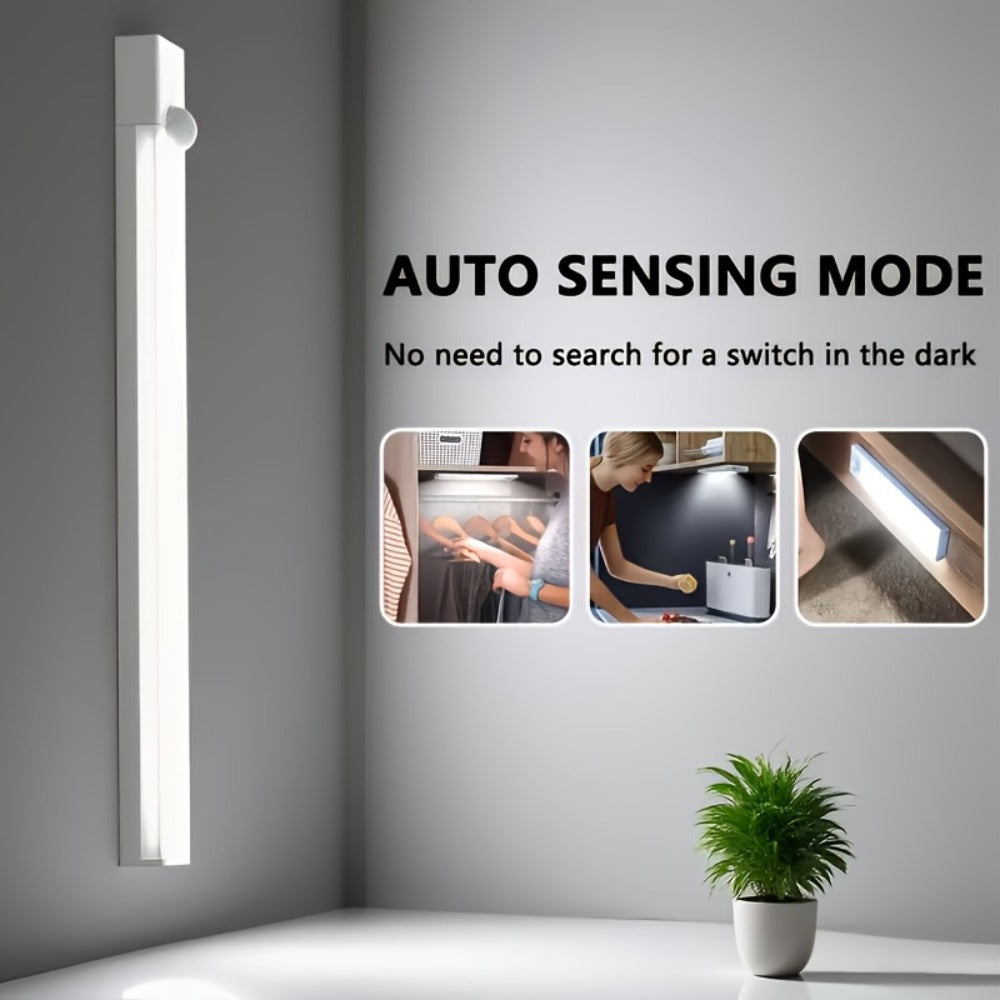 USB-C Rechargeable Motion Sensor LED Light Bar Sets in 10, 20 or 30cm Sizes and 6-, 9- or 12-Packs