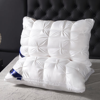 Two-Piece Bed Pillow Set in Six Colors and Queen or King Checkout Sizes for Bedroom Use for Home and Everyday Use