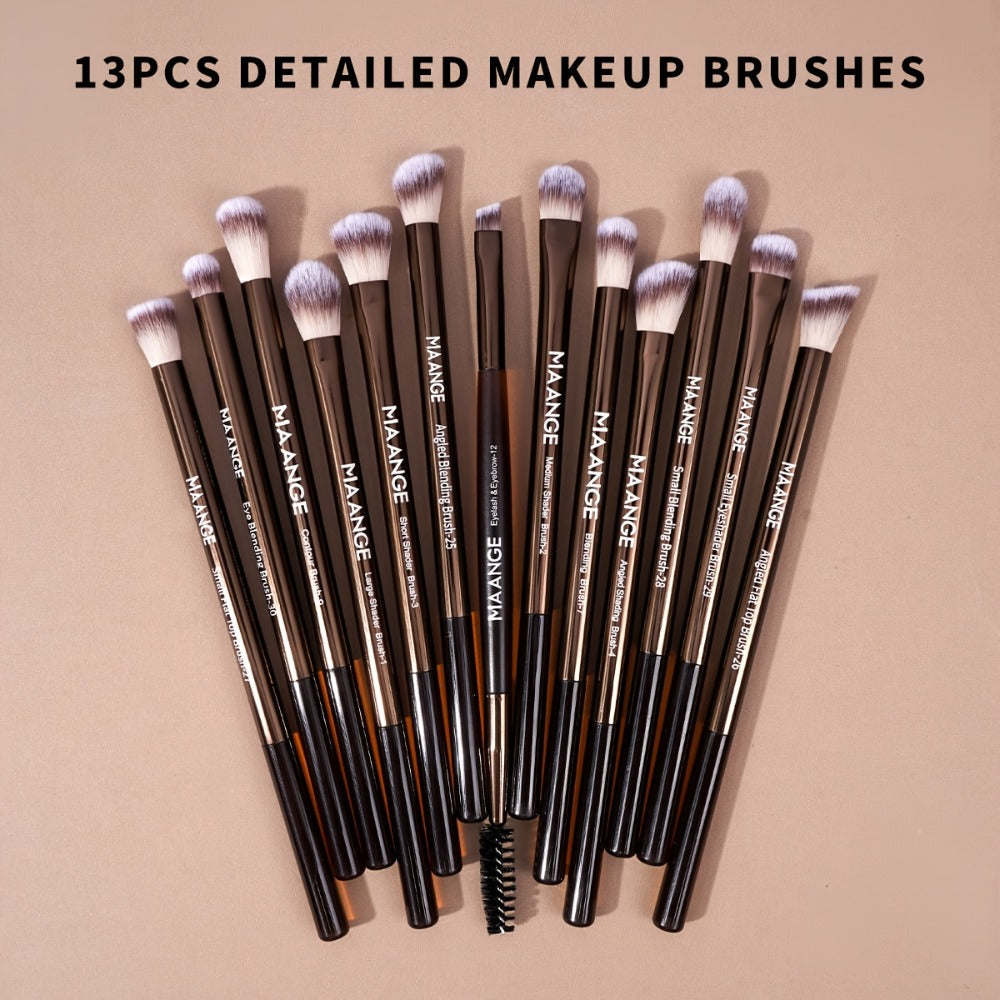 Professional Makeup Brush Set 20Pcs Metal Aluminum Tube Handle with Storage Bag Foundation Powder Blush Eye Shadow Kabuki Brushes for Women Travel Portable Multi-Function Black Gold