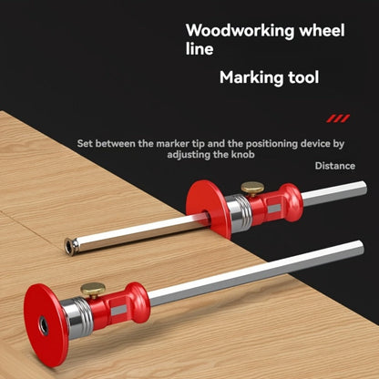 Three-in-One Woodworking Marking Tool Kit with Straight, Parallel, Arc and Height Layout Attachments