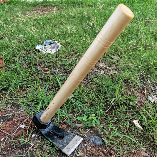 Garden Hoe Heavy Duty Carbon Steel Multi-Functional with Hammer Head for Nail Pulling High-Temp Quenched Blade for Soil Cultivation Planting Weeding