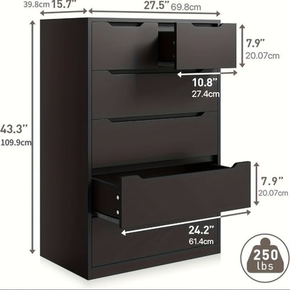 6-Drawer Dresser, Clothing Storage Organizer for Organized Everyday Storage detail image - detail view 4