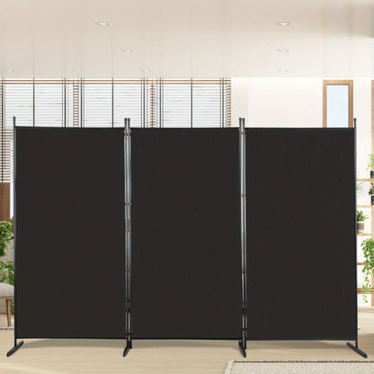 6-Foot Foldable Room Divider with Added Privacy and Waterproof Protection for Living Room detail image - detail view 9