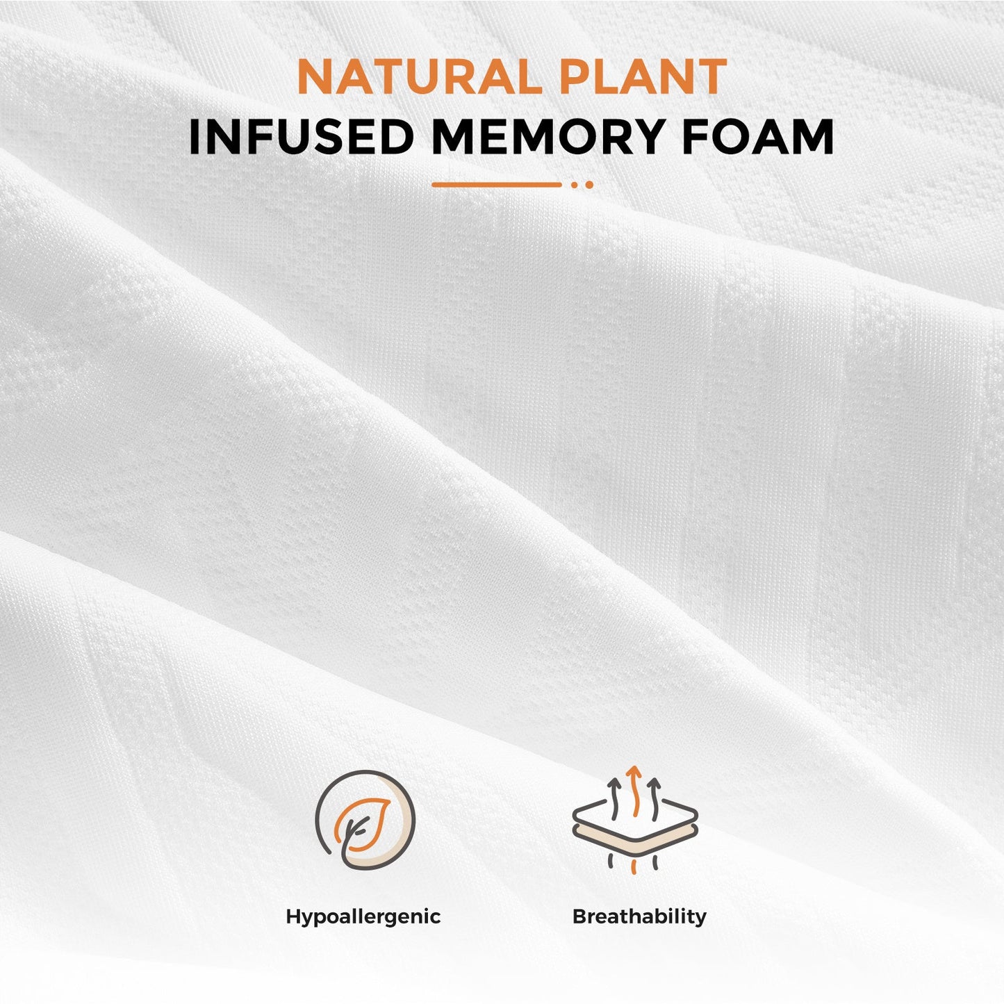 Mattress Pocket-Spring Hybrid with Pillow Top in 6- to 14-Inch Profiles and Six Size Families
