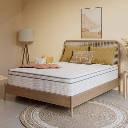 Mattress Pocket-Spring Hybrid with Pillow Top in 6- to 14-Inch Profiles and Six Size Families