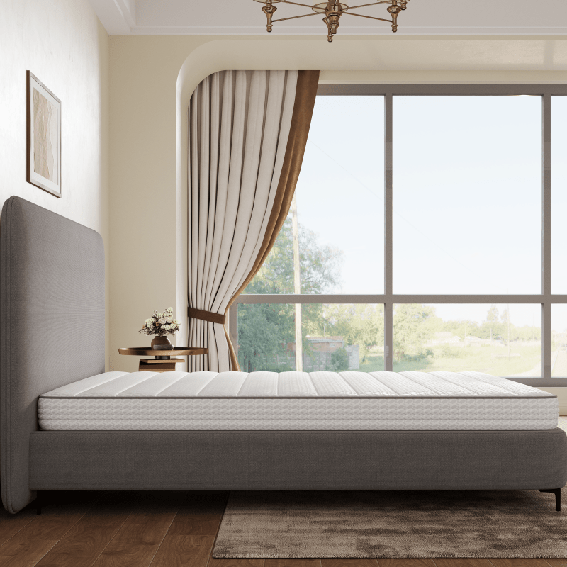 Mattress Pocket-Spring Hybrid with Pillow Top in 6- to 14-Inch Profiles and Six Size Families