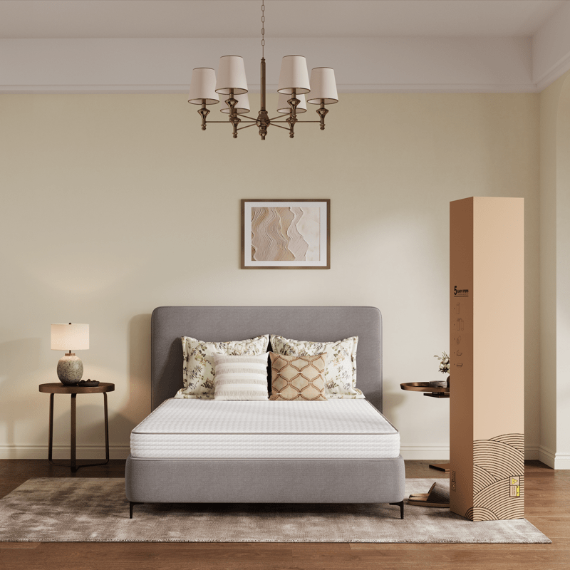 Mattress Pocket-Spring Hybrid with Pillow Top in 6- to 14-Inch Profiles and Six Size Families
