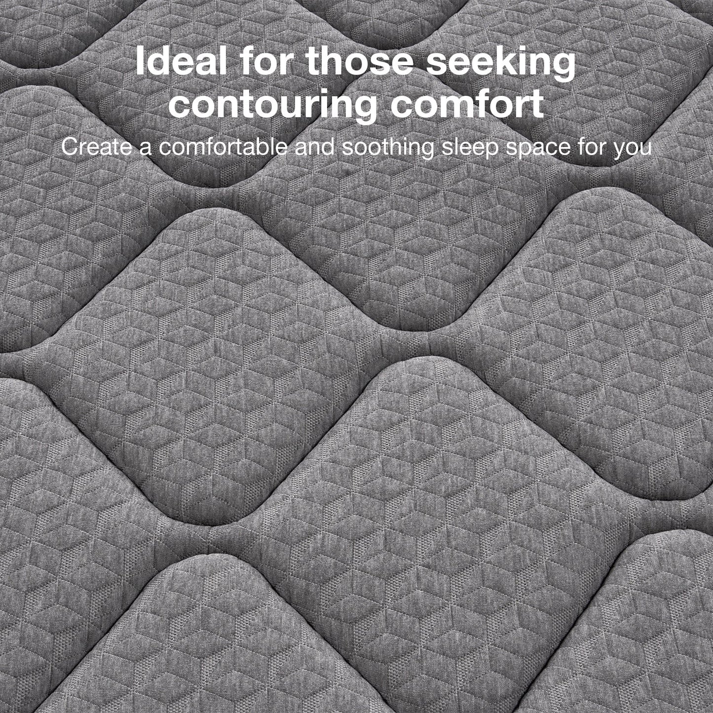 Mattress Pocket-Spring Hybrid with Pillow Top in 6- to 14-Inch Profiles and Six Size Families