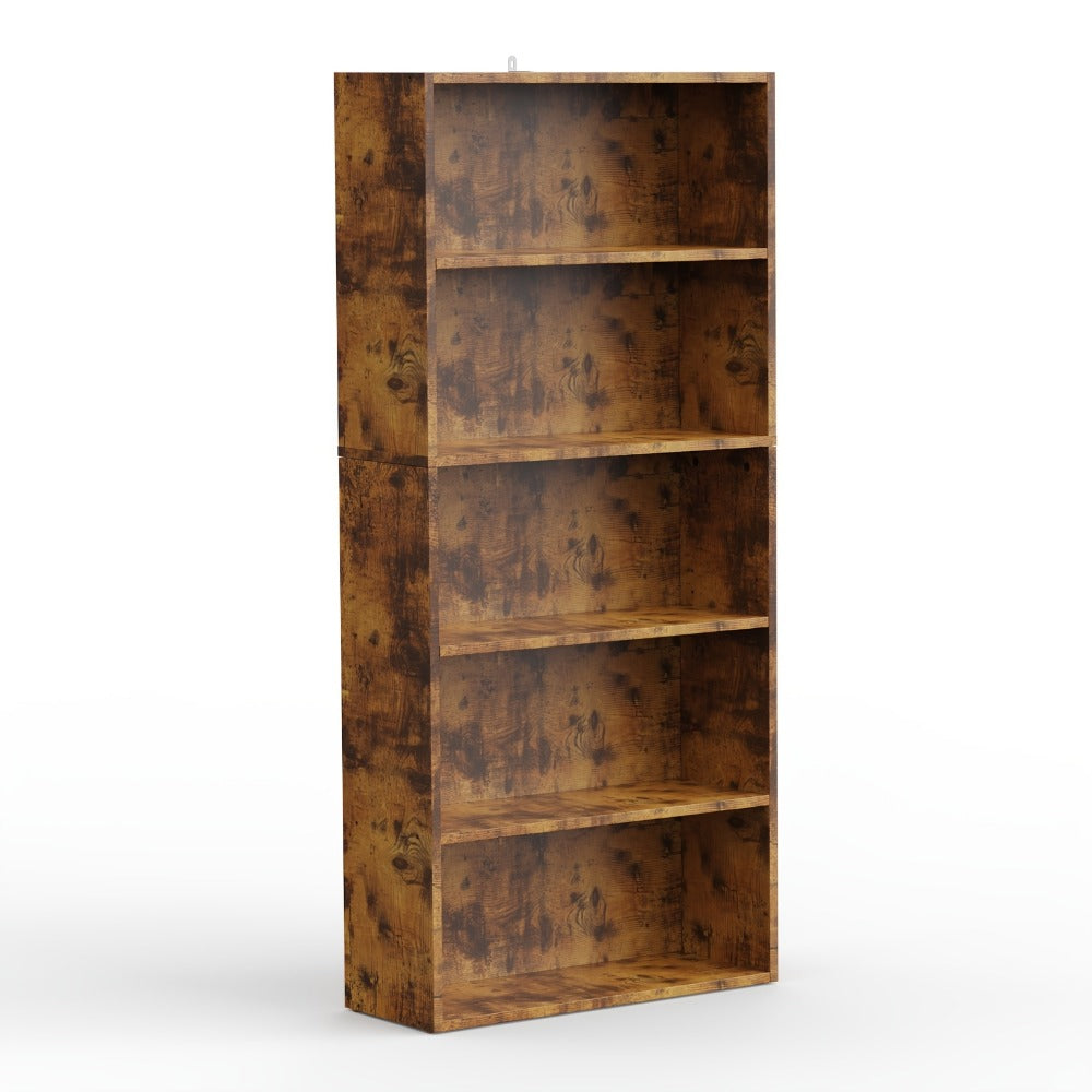 6-Tier Metal Bookshelf with Open Shelves, Freestanding Bookcase for Entryway detail image - detail view 7