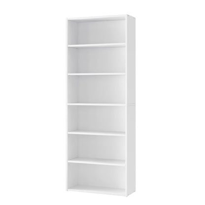 6-Tier Space-Saving Bookshelf with Open Shelves for Organized Everyday Storage in Entryway detail image - detail view 3
