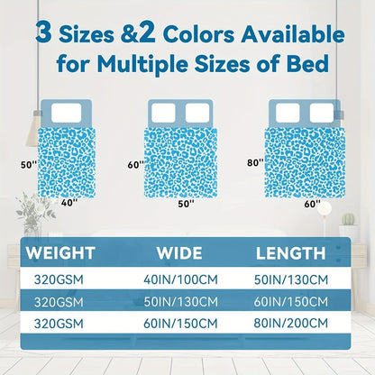 Raised Leopard Pattern Throw Blanket in Five Colors and 14 Listed Size-and-Color Combinations