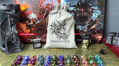 standard tabletop Polyhedral Dice Set 84pcs – Starry Night Glitter Dice with Pouch & Tray for standard tabletop RPG standard tabletop