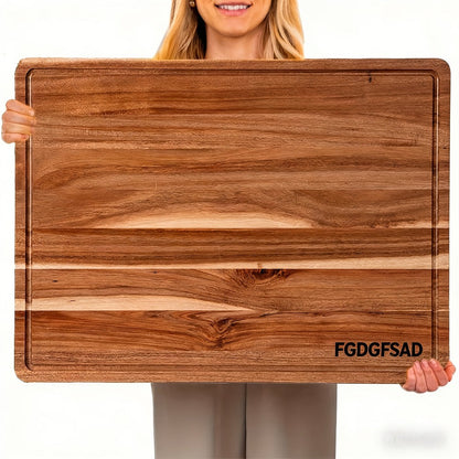 Cutting Board Bamboo-Look Juice-Groove Board with Five Size and Build Options for Prep or Serving