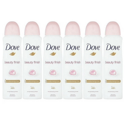Deodorant Body Spray for Women – 5 fl oz Pack of 6, Moisturizing Beauty Finish Spray, Long Lasting Freshness, Soft Skin Formula, Bulk Value Pack Antiperspirant