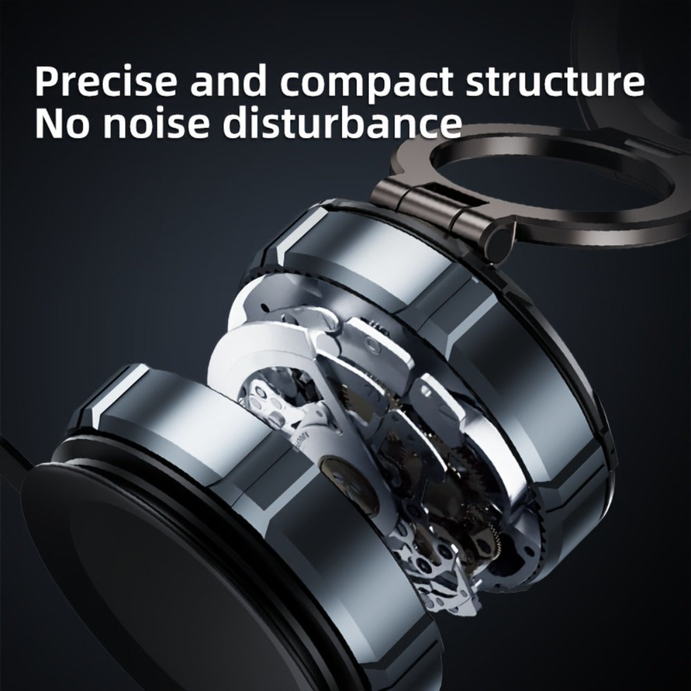 Magnetic Car Phone Holder 22 N55 Magnets 2400gf Force & 78LB Suction – 360° Adjustable Aluminum Alloy Mount with Cooling Vent Design | Compatible with iPhone 16 Pro Max / 15 / 14 / 13 / 12 Plus