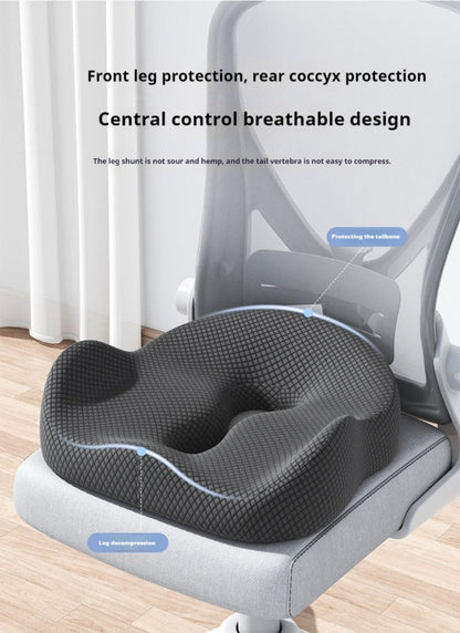 Lumbar Support Cushion & Seat Cushion Set – Ergonomic Office Chair Pillow for Lower Back Pain Relief, Breathable Memory Foam Waist & Hip Support for Home, Car & Desk Chair