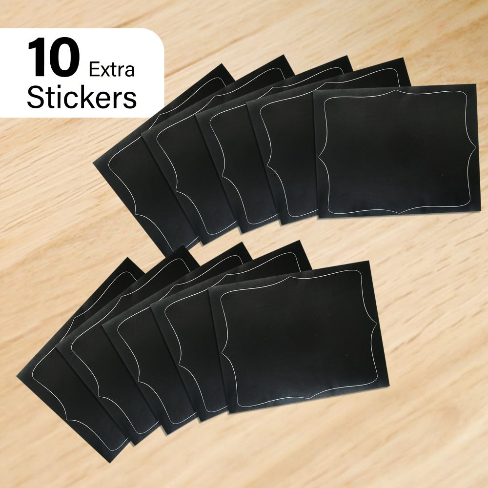 Mini Chalkboard Sign Party Supplies Pack with 20 Easel-Backed Buffet Labels in Two Heights
