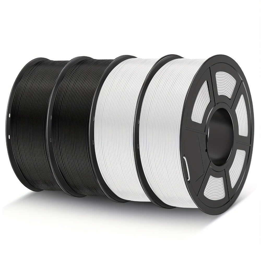 3D Printer Filament PETG 1.75mm 1kg Open-Rim Spool with 11 Solid, Transparent, Rainbow and Macaron Options