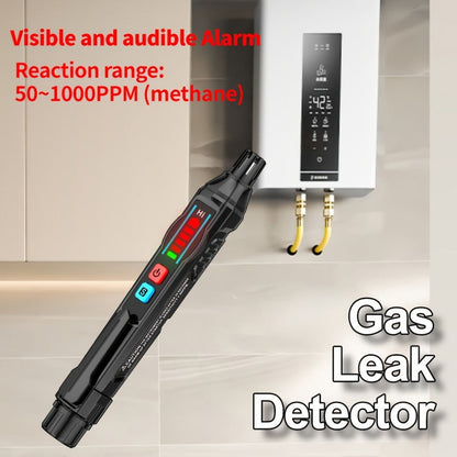 Combustible Gas Leak Detector - High Sensitivity Natural Gas & Methane Alarm with Audible & Visual Alert for Home & Industrial Safety