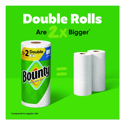 Paper Towels 8 Double Rolls, Bounty Select-A-Size Kitchen Paper Towel, 2-Ply 103 Sheets per Roll, 2X More Absorbent, White 5.9 x 11 Inch Sheets, Quicker Picker Upper for Kitchen & Household Messes