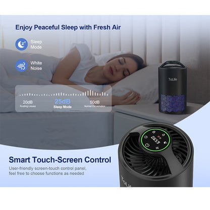 H13 True HEPA Air Purifier for Bedroom Large Room with Scent Diffuser Ultra Quiet 25dB Removes Pet Hair Smoke Dust Odors