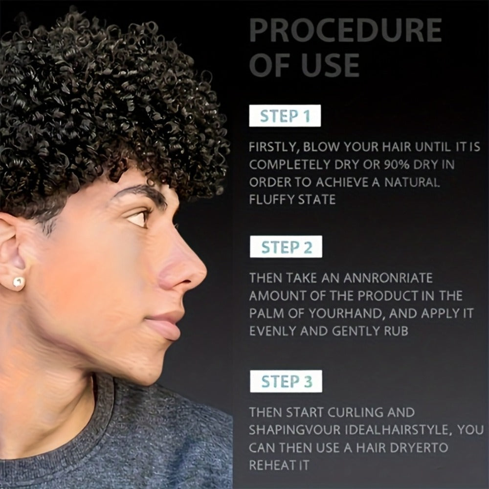 280ml Pump-Bottle Curl Defining Cream with Leave-In Styling Directions for Curly, Wavy and Coily Hair
