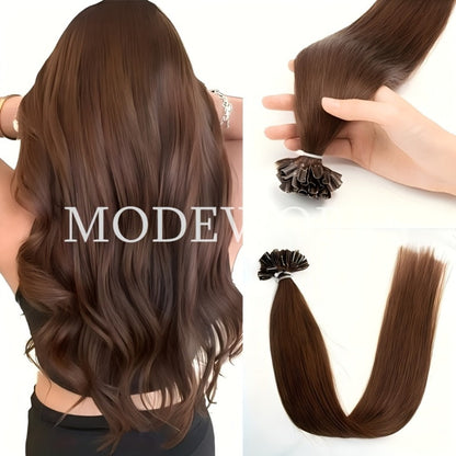U-Tip Wavy Hair Extensions in 12, 14, 16, 18 or 20 Inch Lengths and 11 Protected Color Labels