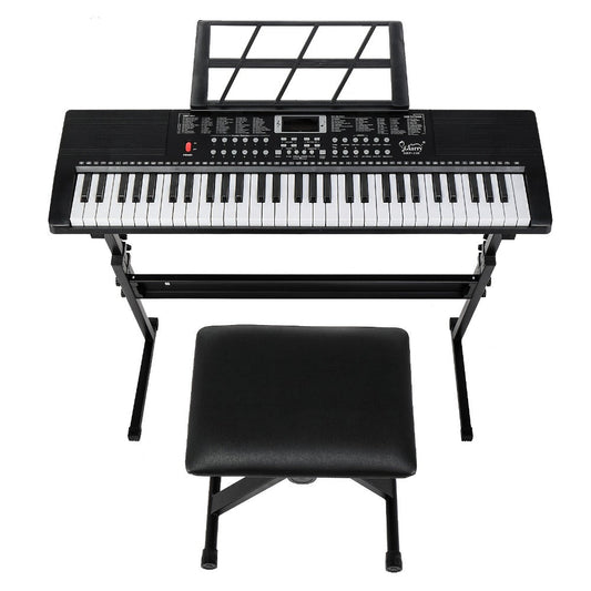 61-Key Digital Piano Starter Kit with Stand, Bench and Teaching Modes detail image