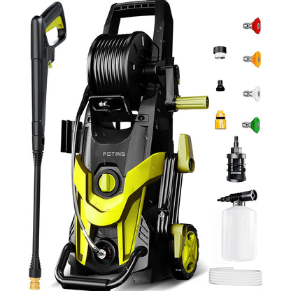 Electric Pressure Washer High PSI | Car Patio Fence Home Foam Cannon